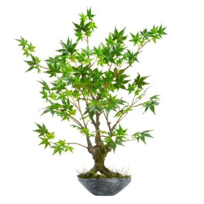 30-Inch Maple Bonsai Artificial Tree in Planter