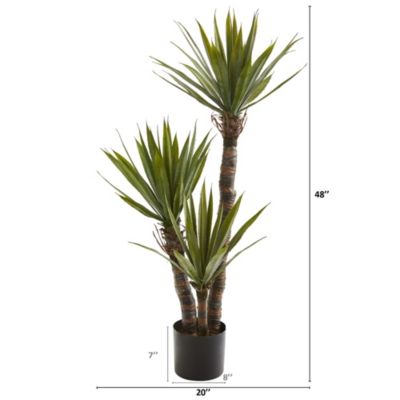 4-Foot Yucca Artificial Tree