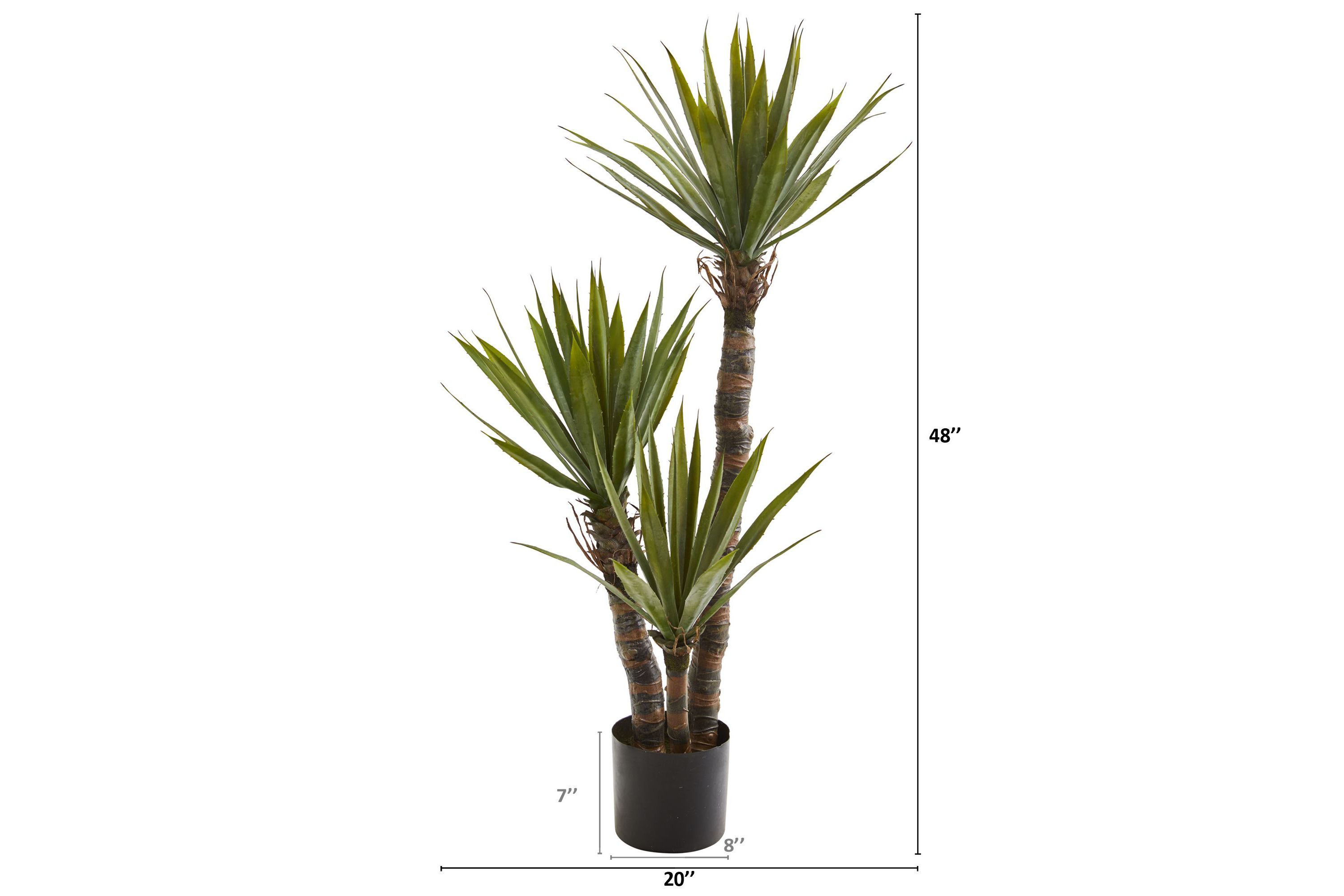 4-Foot Yucca Artificial Tree
