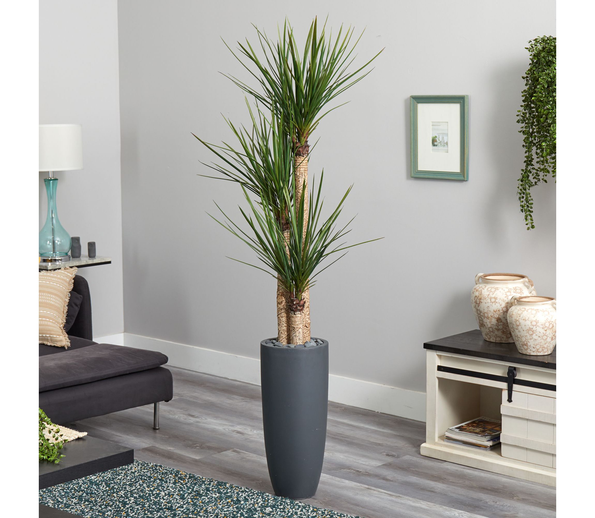 6-Foot Yucca Artificial Tree in Bullet Planter