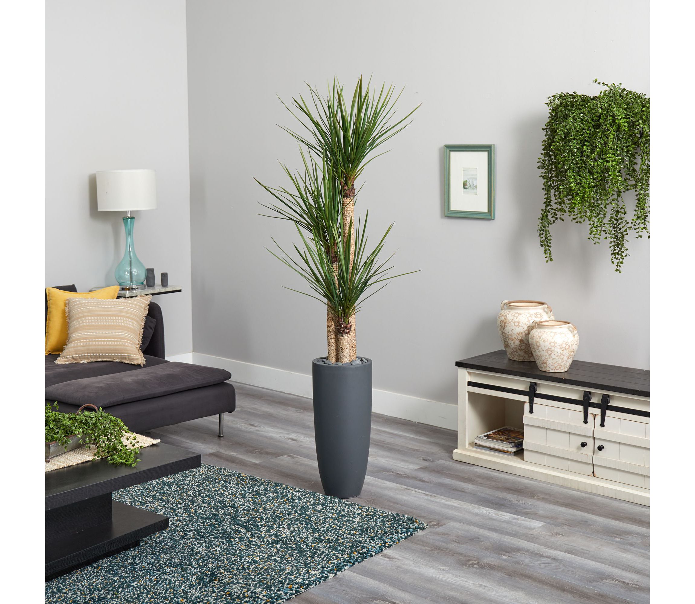6-Foot Yucca Artificial Tree in Bullet Planter
