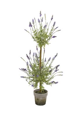 Nearly Natural Lavender Topiary Tree