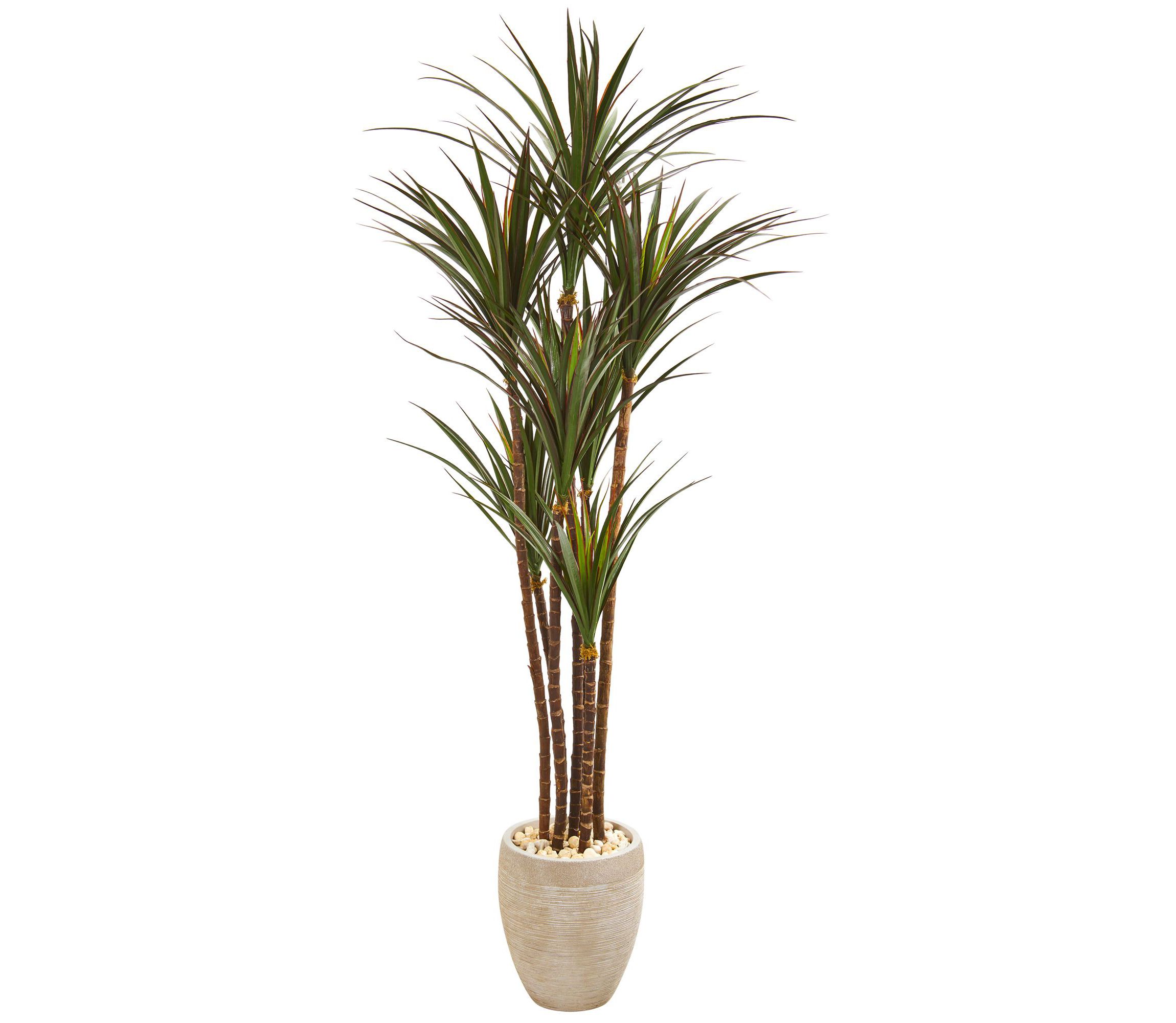 68-Inch Giant Yucca Artificial Tree in Planter UV Resistant (Indoor/Outdoor)