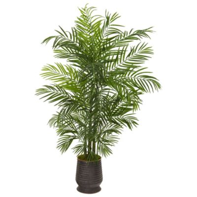 65-Inch Areca Artificial Palm Tree in Decorative Planter UV Resistant (Indoor/Outdoor)