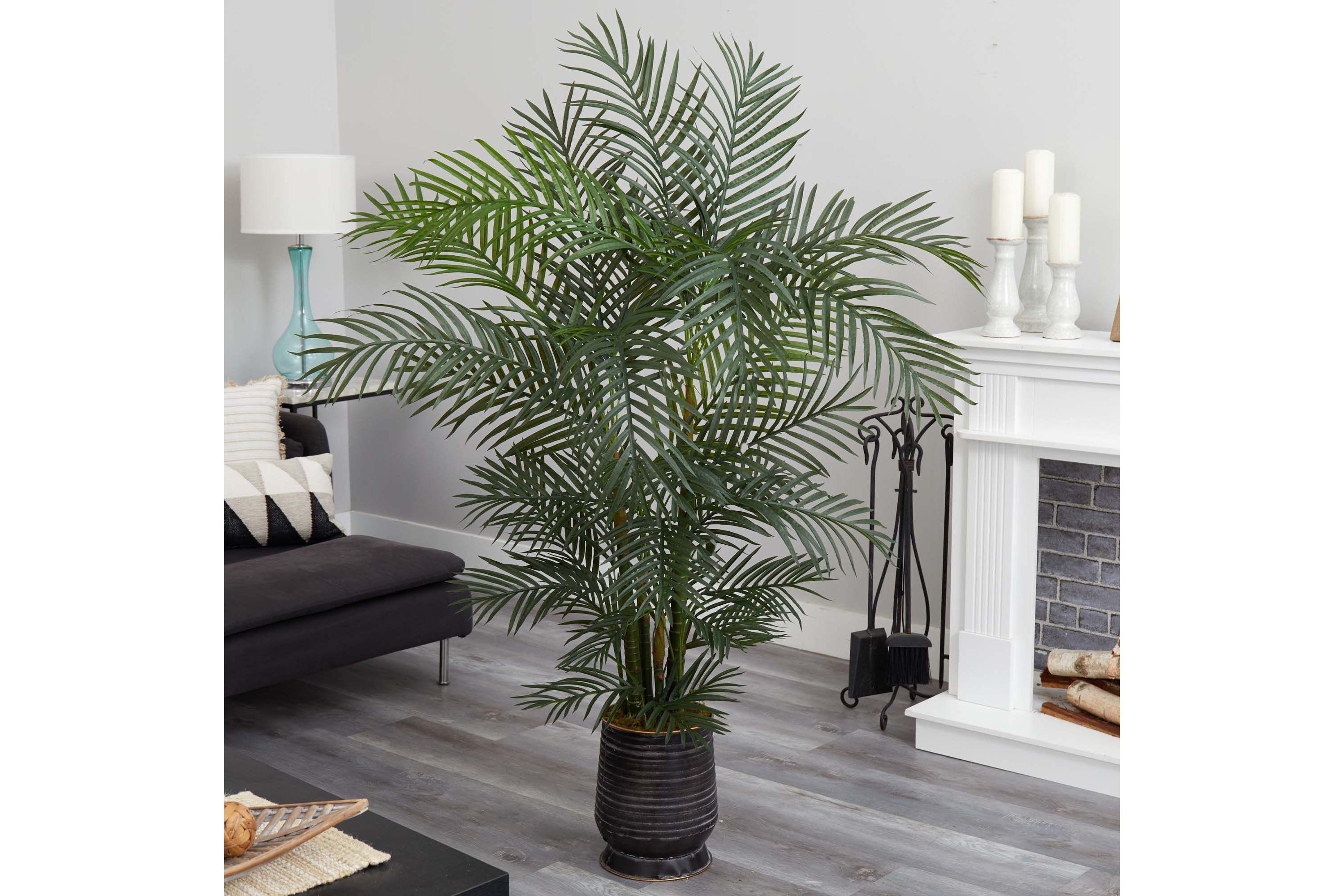 65-Inch Areca Artificial Palm Tree in Decorative Planter UV Resistant (Indoor/Outdoor)