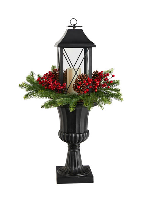 Nearly Natural 33 Inch Holiday Greenery, Berries and