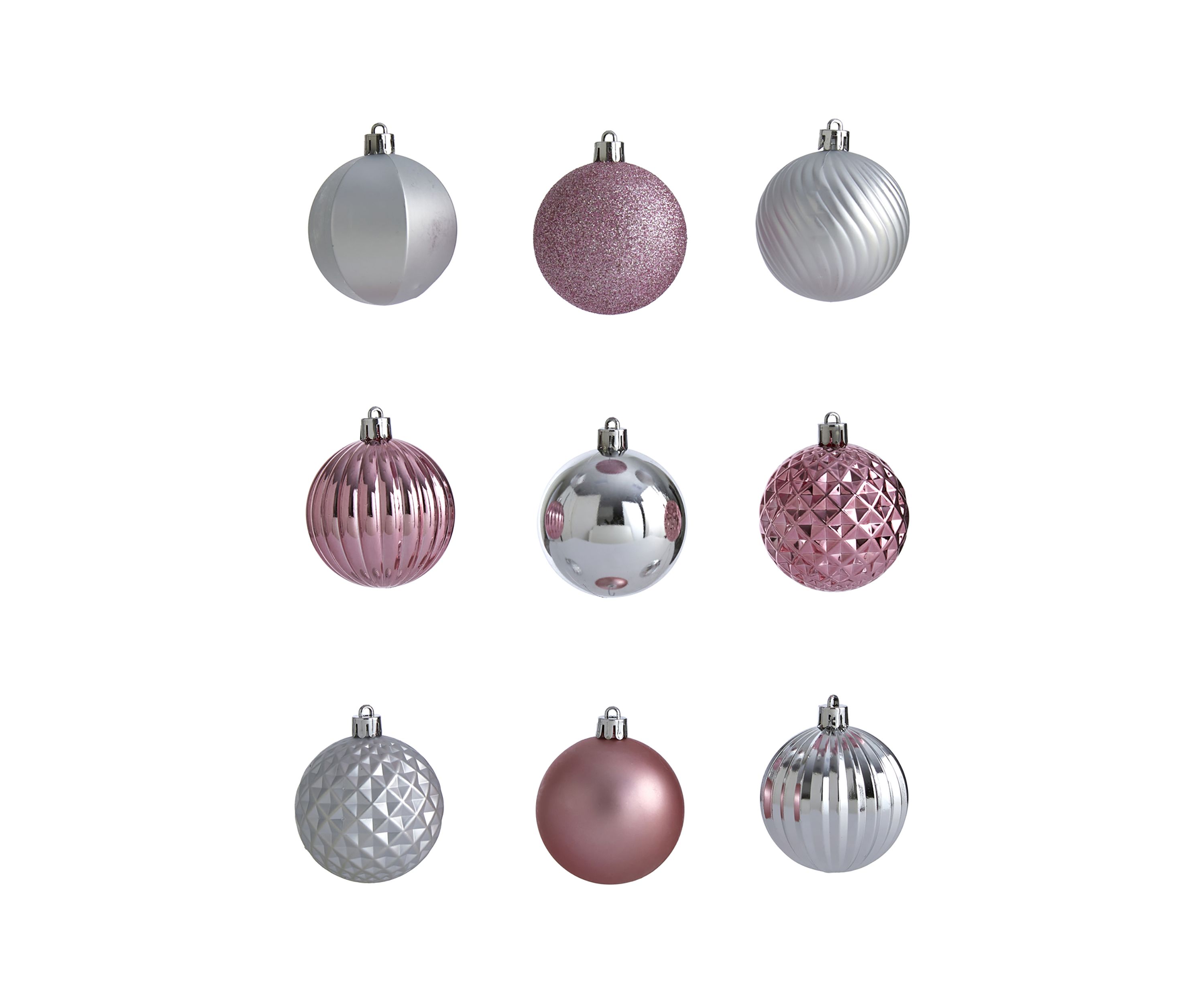 Holiday Shatterproof, 101 Count Christmas Tree Ornament Set with Reusable Tube