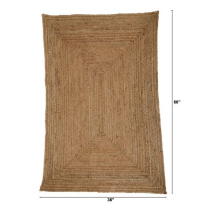 6-Foot x 4-Foot Handwoven Natural Fiber Beacon Jute Rug