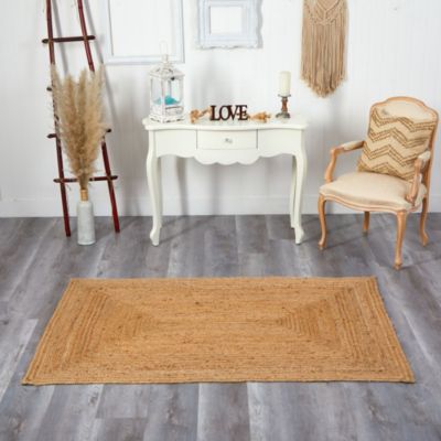 6-Foot x 4-Foot Handwoven Natural Fiber Beacon Jute Rug