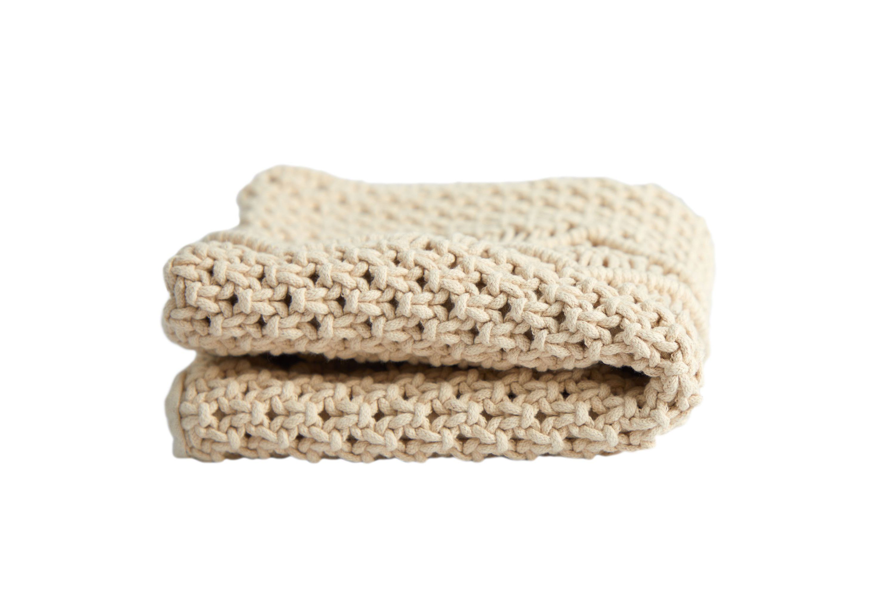 16-Inch Boho Woven Macrame Decorative Pillow Cover