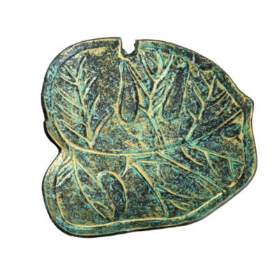 10in. Leaf Shaped Decorative Accent Tray