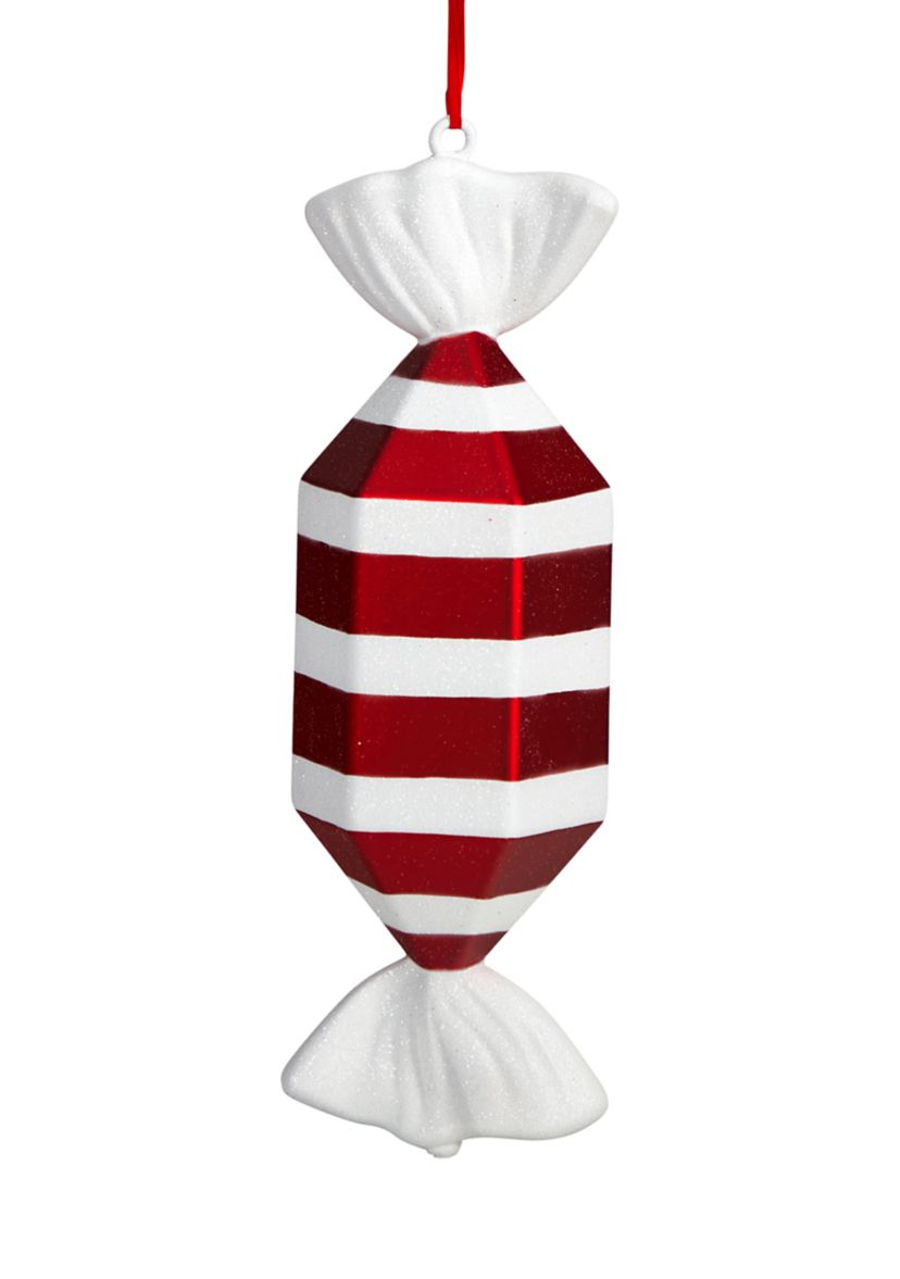 12 Inch Jumbo Assorted Candy Holiday Christmas Deluxe Shatterproof Ornament Set of 4