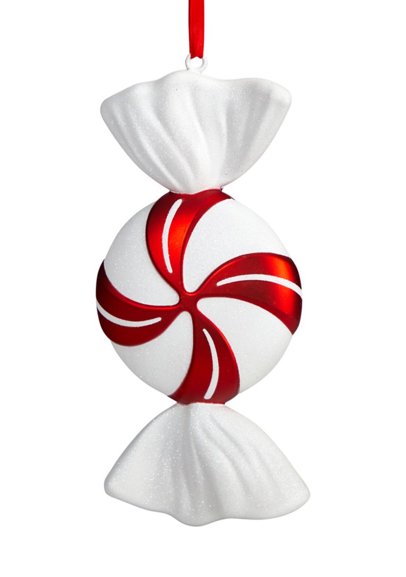 12 Inch Jumbo Assorted Candy Holiday Christmas Deluxe Shatterproof Ornament Set of 4