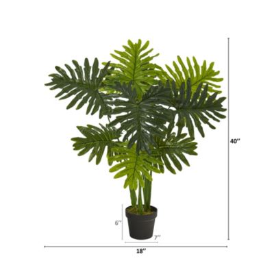 40-Inch Philodendron Artificial Plant (Real Touch)