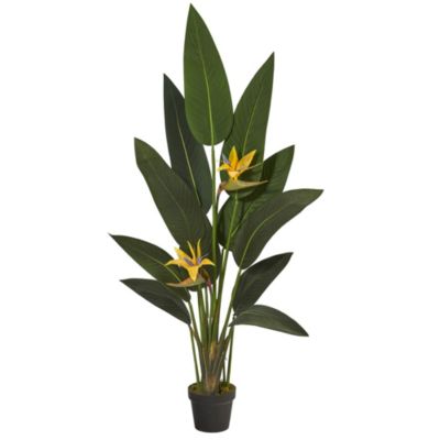 4.5-Foot Bird of Paradise Artificial Plant (Real Touch)