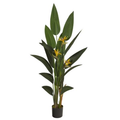 Nearly Natural 6-Foot Bird of Paradise Artificial Plant, Green