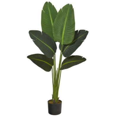 Nearly Natural 45-Inch Travelers Palm Artificial Plant (Real Touch), Green