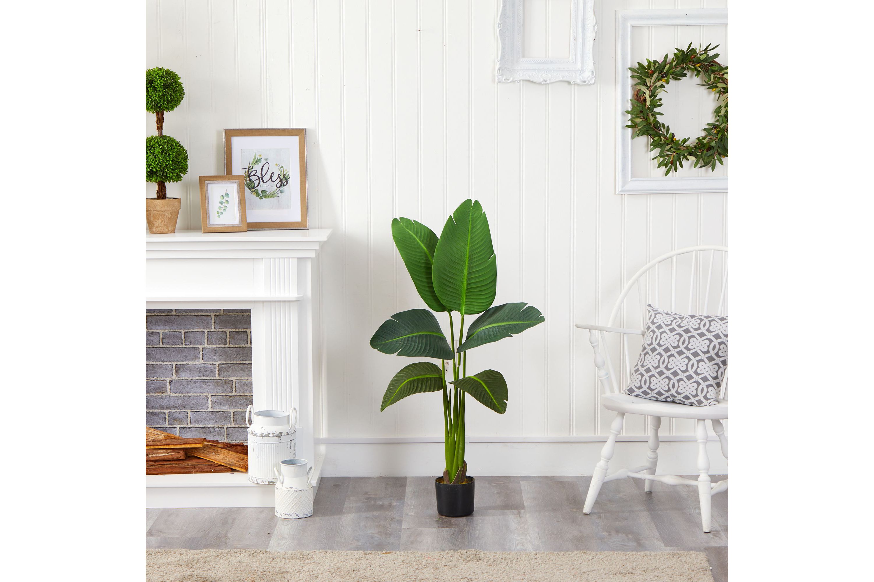 45-Inch Travelers Palm Artificial Plant (Real Touch)