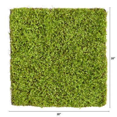 20-Inch X 20-Inch Duckweed Artificial Wall Mat