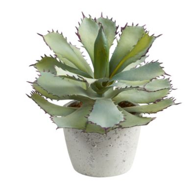 Nearly Natural 11-Inch Succulent Artificial Plant, Green