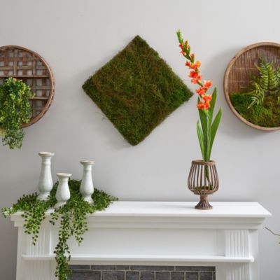 20-Inch X 20-Inch Artificial Moss Mat