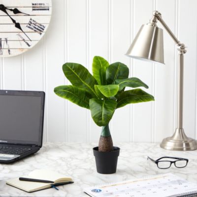 16-Inch Mini Banana Artificial Plant