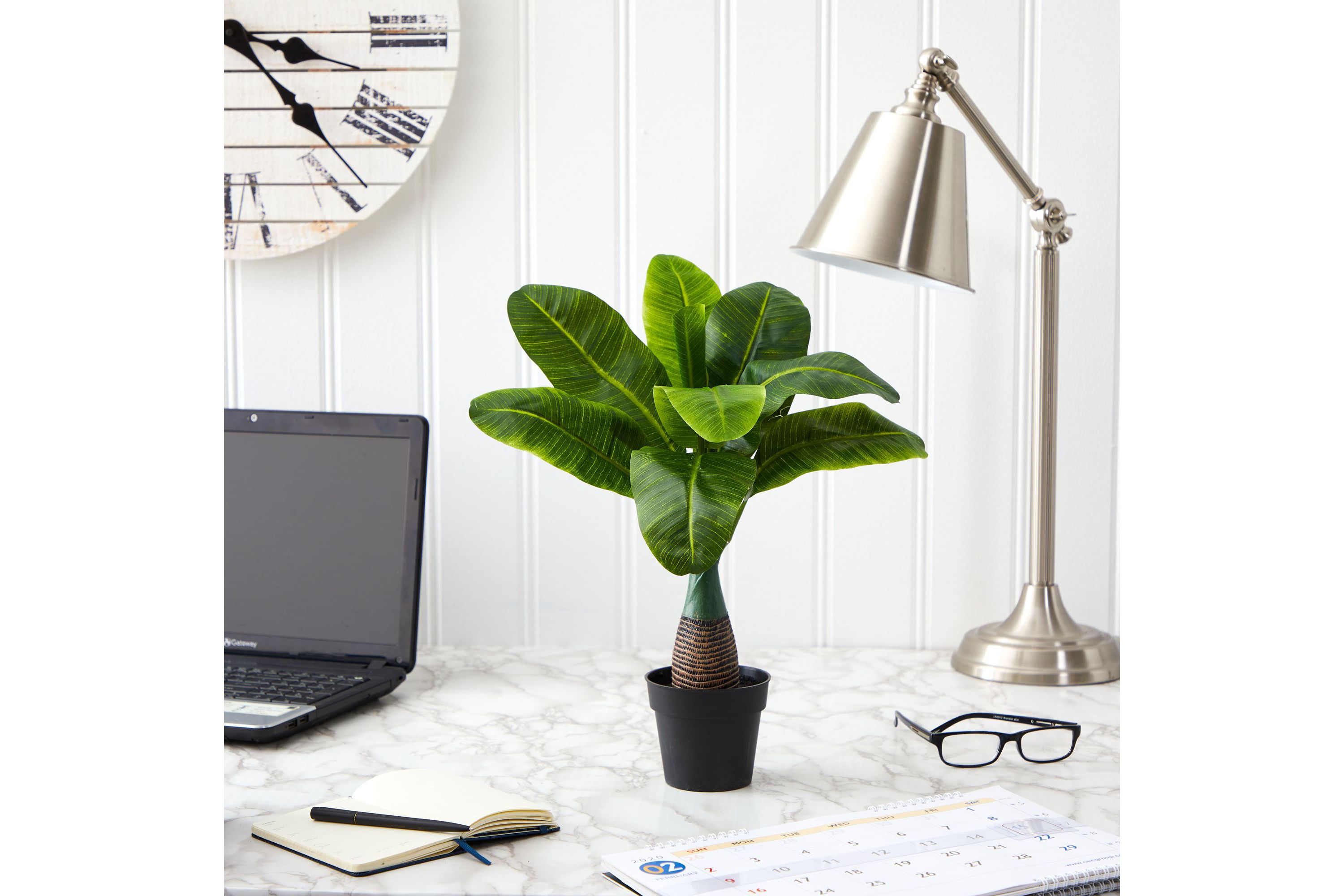 16-Inch Mini Banana Artificial Plant