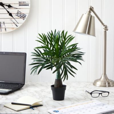 15.5-Inch Mini Areca Palm Artificial Plant