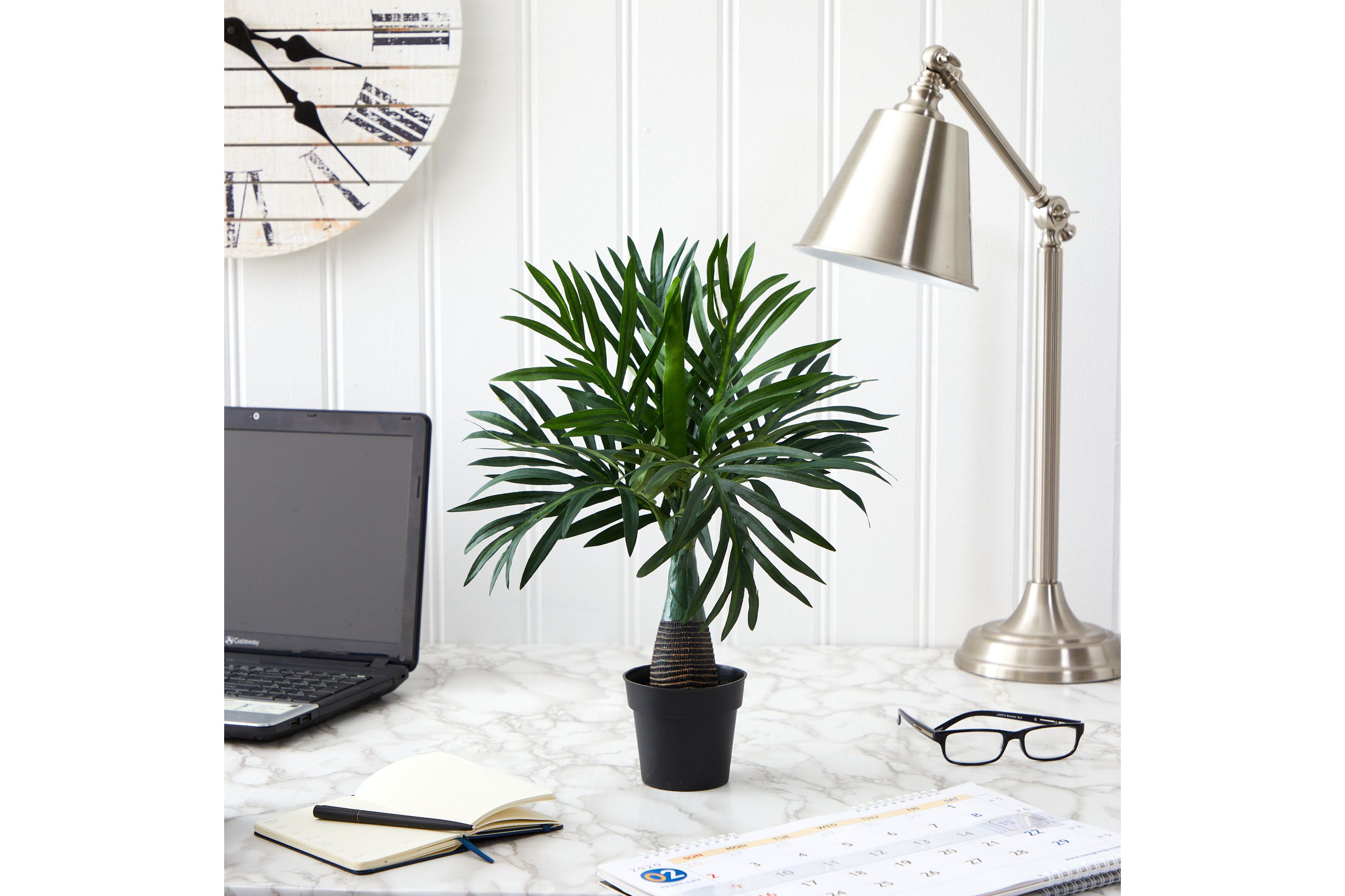 15.5-Inch Mini Areca Palm Artificial Plant
