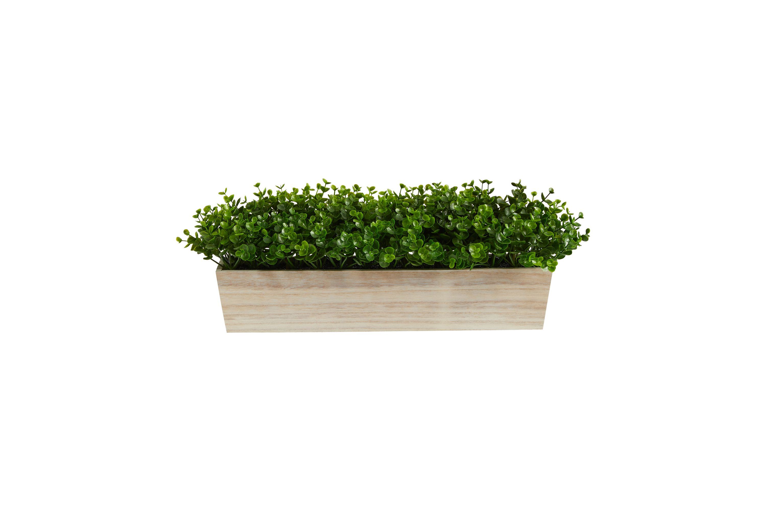 19-Inch Eucalyptus Artificial Plant in Decorative Planter