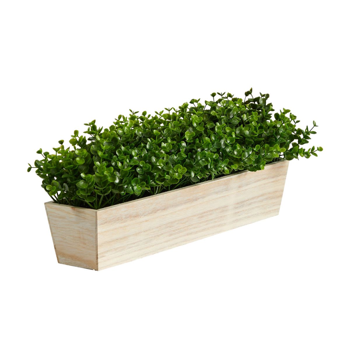 19-Inch Eucalyptus Artificial Plant in Decorative Planter