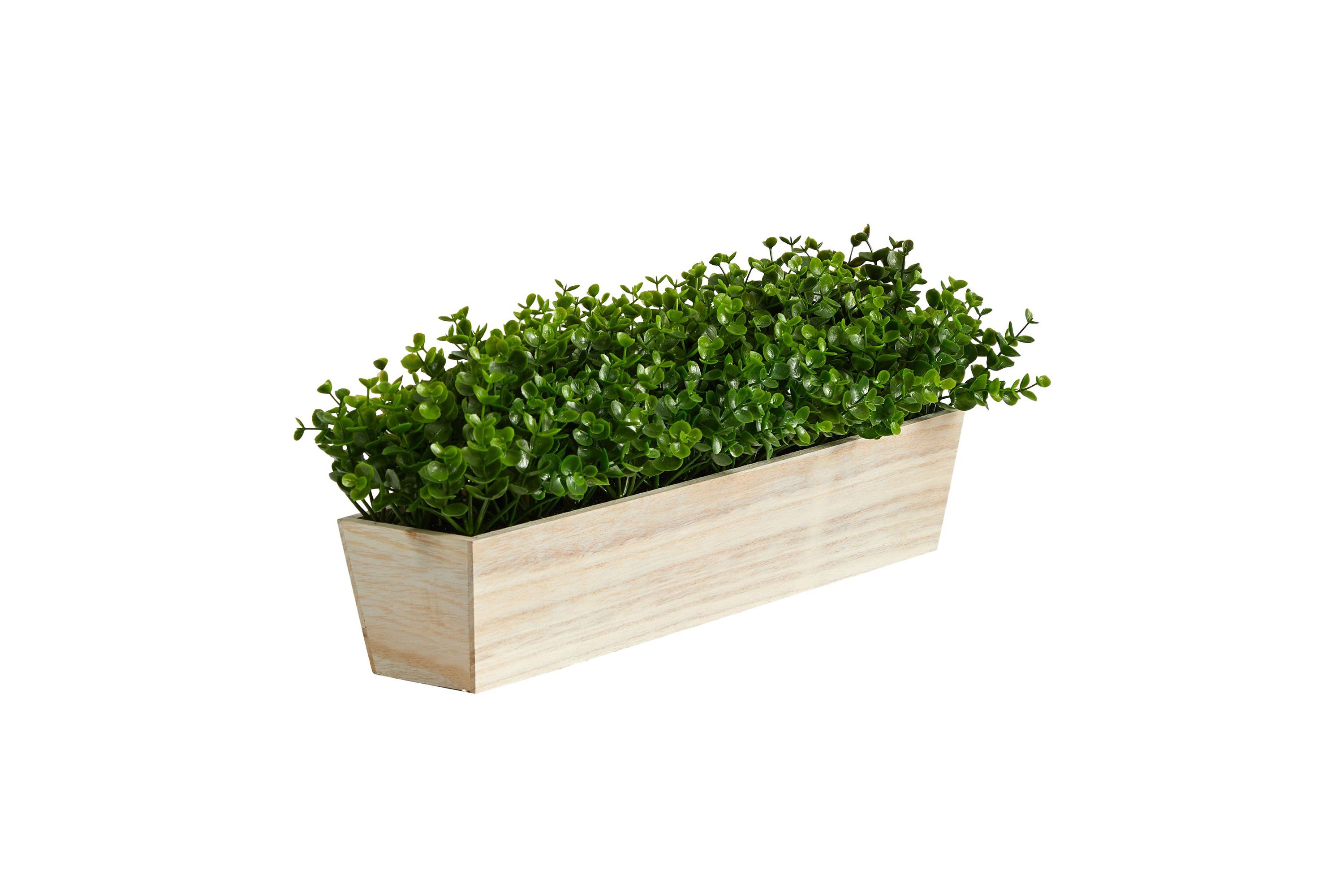 19-Inch Eucalyptus Artificial Plant in Decorative Planter