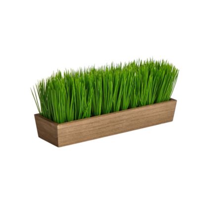 12-Inch Grass Artificial Plant in Decorative Planter