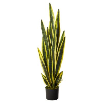 Nearly Natural 4-Foot Sansevieria Artificial Plant