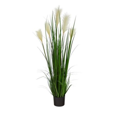 Nearly Natural 4-Foot Plume Grass Artificial Plant