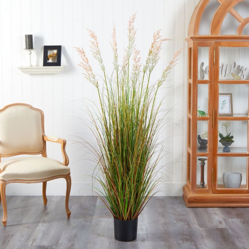 5.5-Foot Plume Grass Artificial Plant
