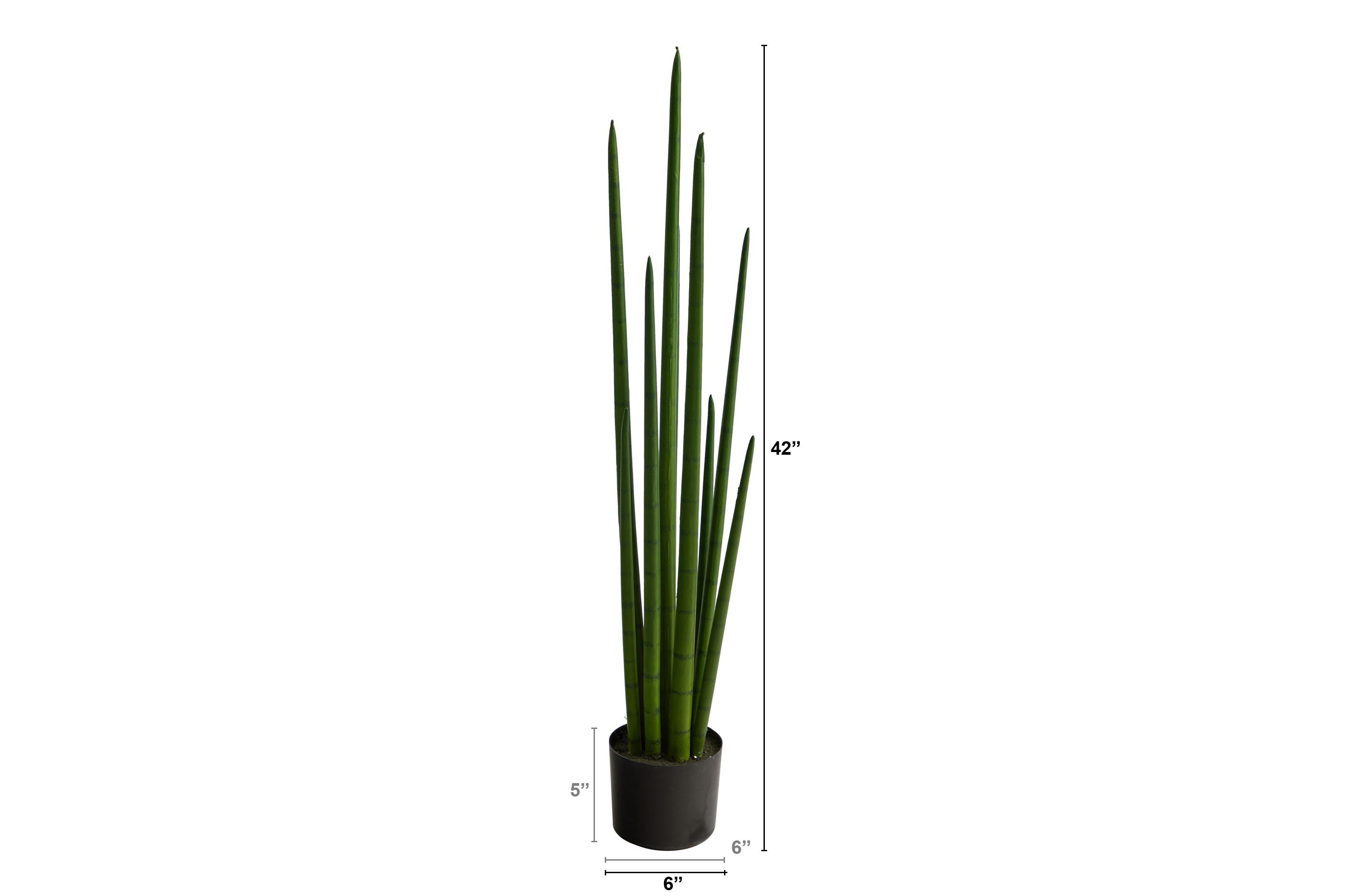 3.5-Foot Sansevieria Snake Artificial Plant