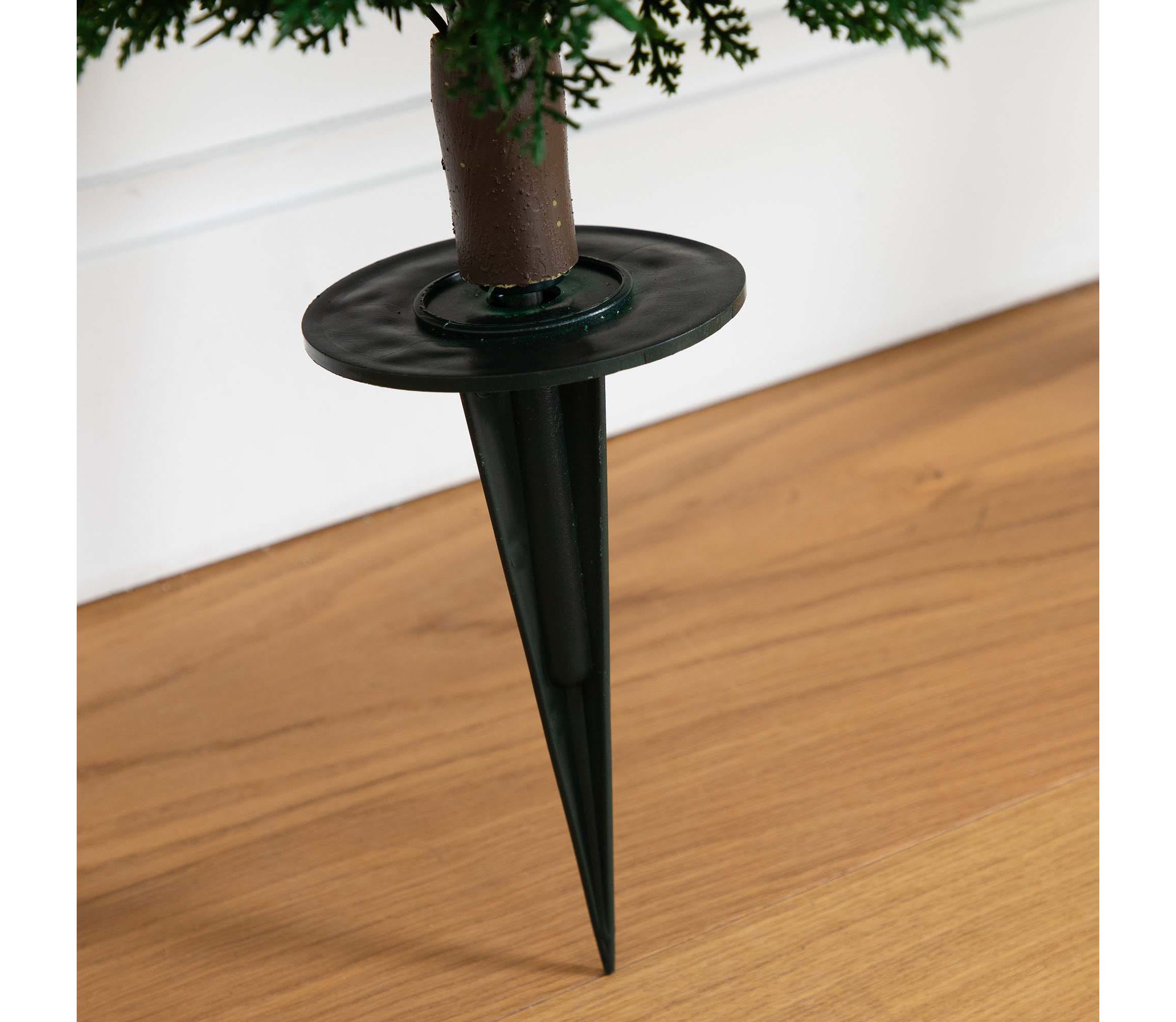 3ft. UV Resistant Artificial Cedar Plant with Integrated Ground Stake (Indoor/Outdoor) - Set of 2