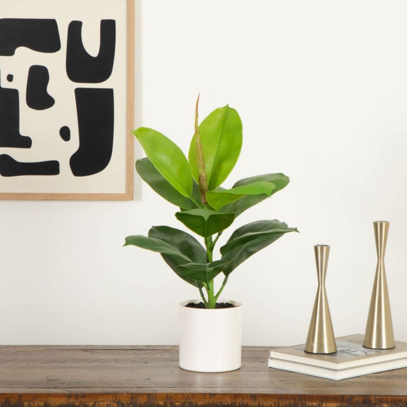 20-Inch Artificial Fiddle Leaf Fig Plant