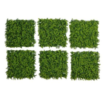 Nearly Natural 20-Inch x 20-Inch UV Resistant Irish Green Meadow Artificial Living Wall Panels (Indoor/Outdoor) - Set of 6