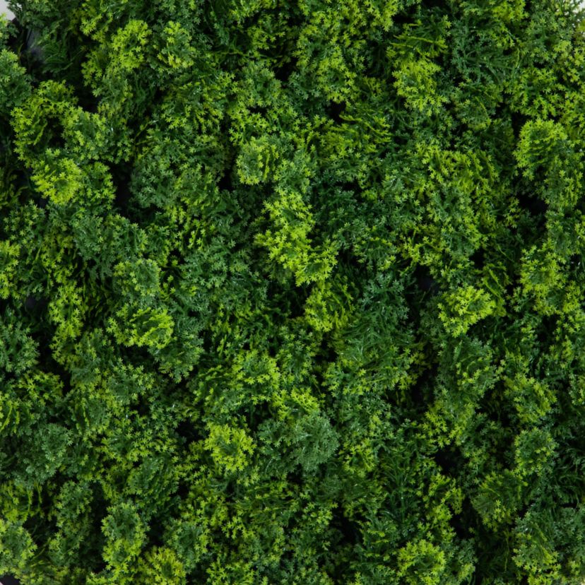 20-Inch UV Resistant Irish Green Meadow Artificial Living Wall Art Panel in Black Aluminum Frame (Indoor/Outdoor)