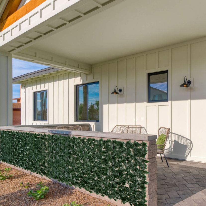 40-Inch x 120-Inch UV Resistant Artificial Ivy Privacy Fence Wall Screen (Indoor/Outdoor)