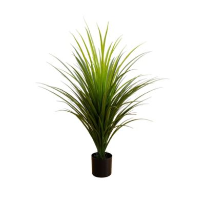 Nearly Natural 3-Foot UV Resistant Artificial Grass Plant (Indoor/Outdoor), Green