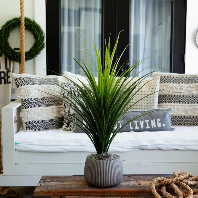 3-Foot UV Resistant Artificial Grass Plant (Indoor/Outdoor)