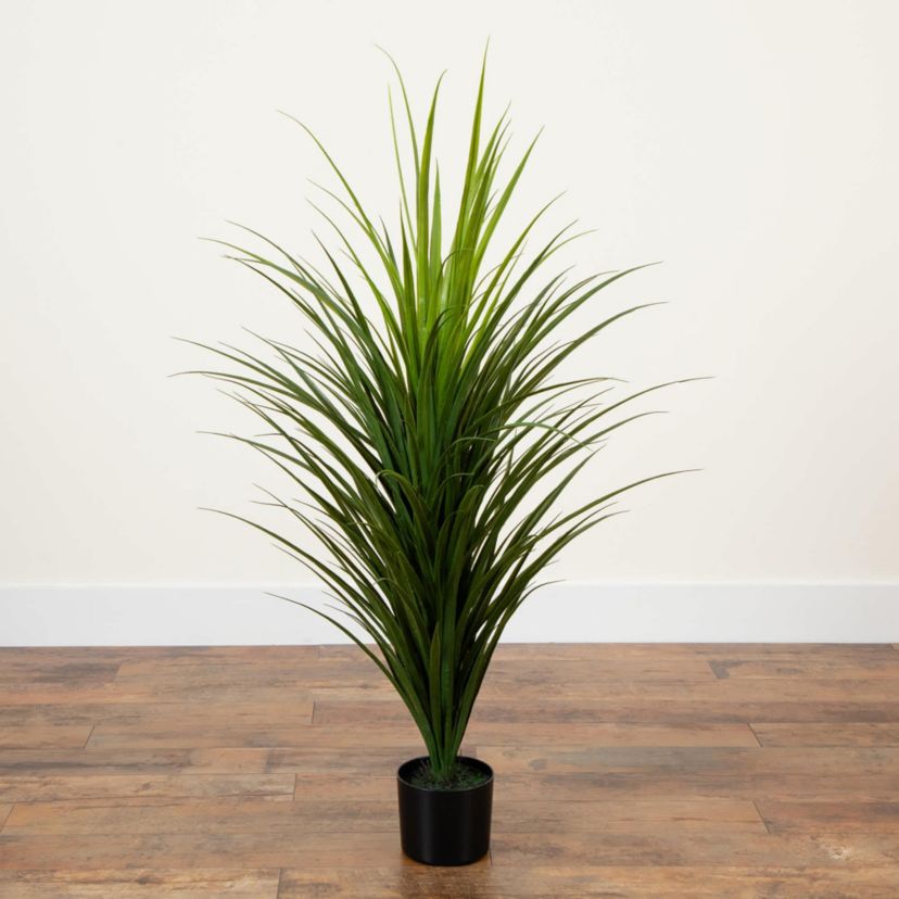4-Foot UV Resistant Artificial Grass Plant (Indoor/Outdoor)