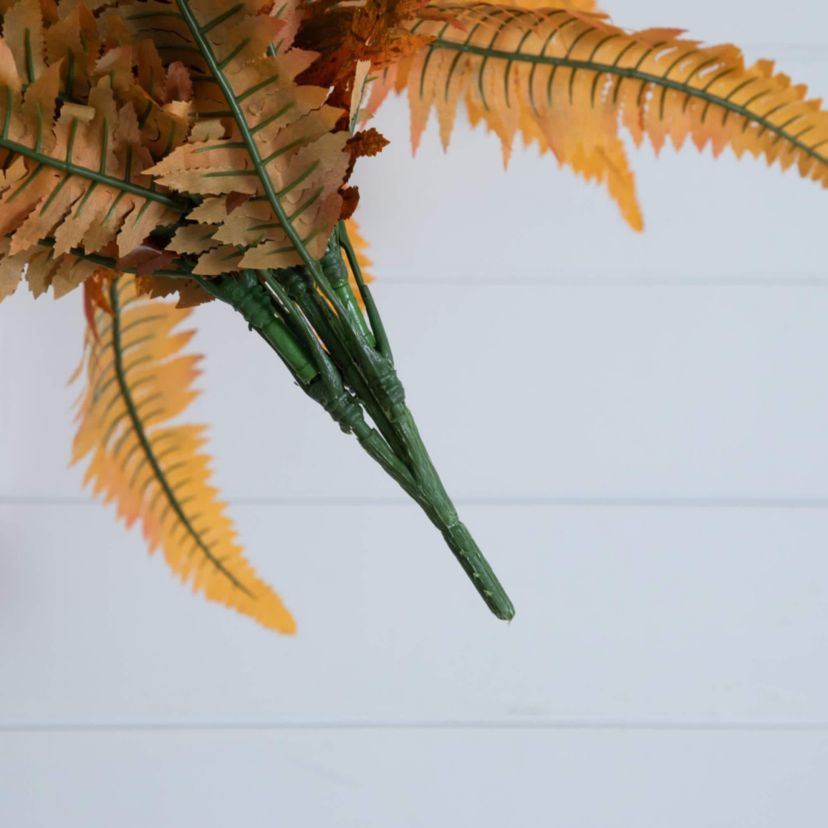 40-Inch Autumn Artificial Fall Boston Fern - Set of 2