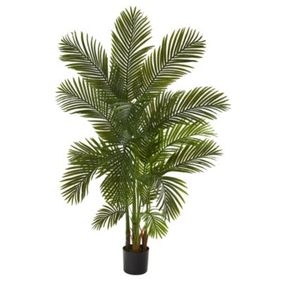 Nearly Natural 6-Foot Areca Palm Artificial Tree, Green