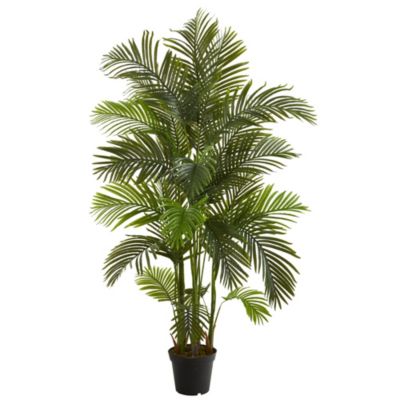Nearly Natural 6-Foot Areca Palm Artificial Tree, Green