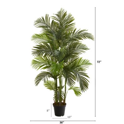 6-Foot Areca Palm Artificial Tree