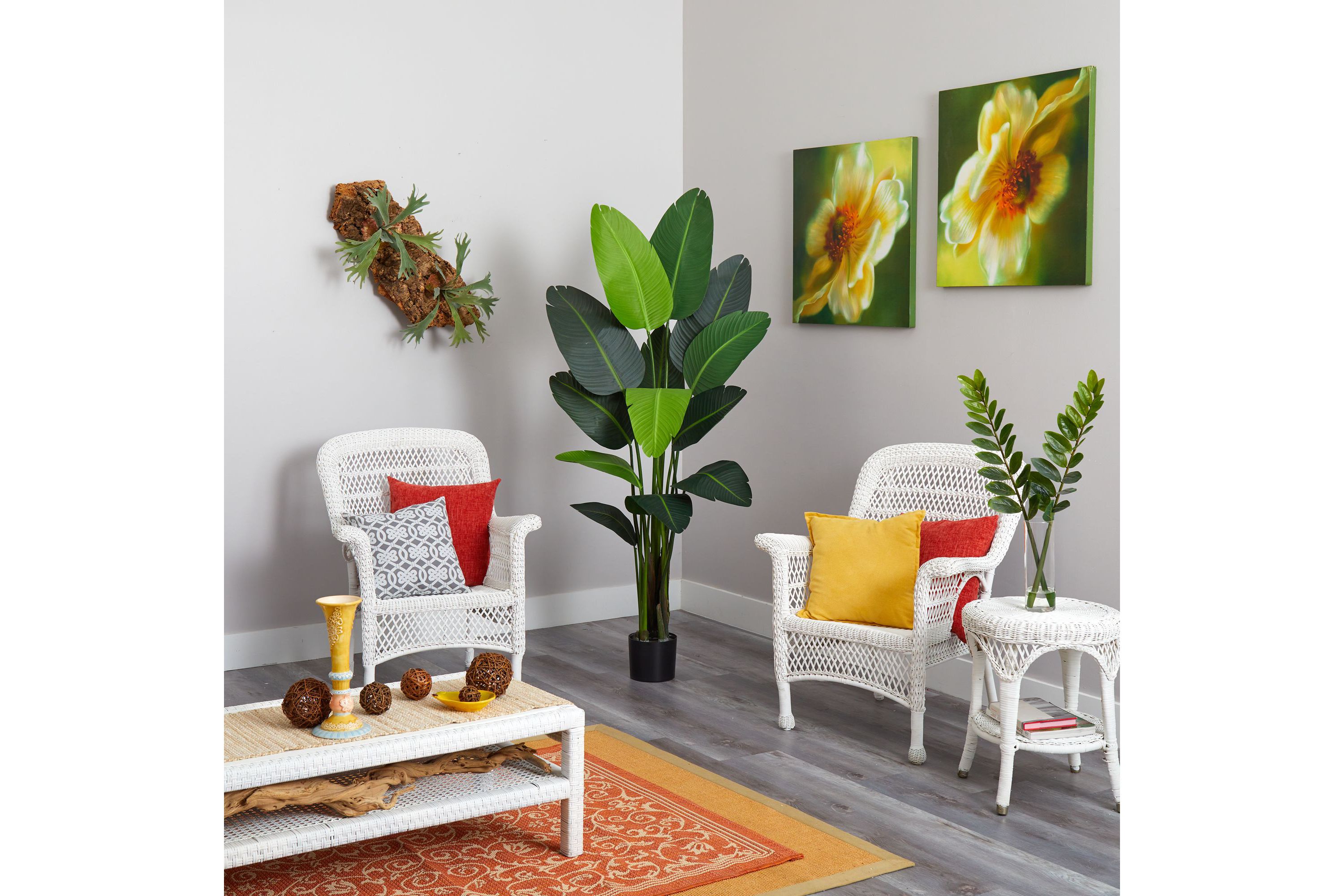 69-Inch Travelers Palm Artificial Tree